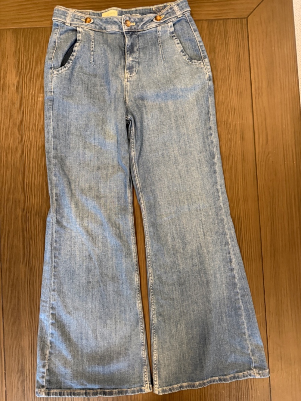 Pilcro Anthropologie High Rise Wide Leg Jeans Size 29